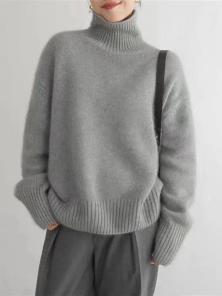 Isabella - High Collar Cashmere