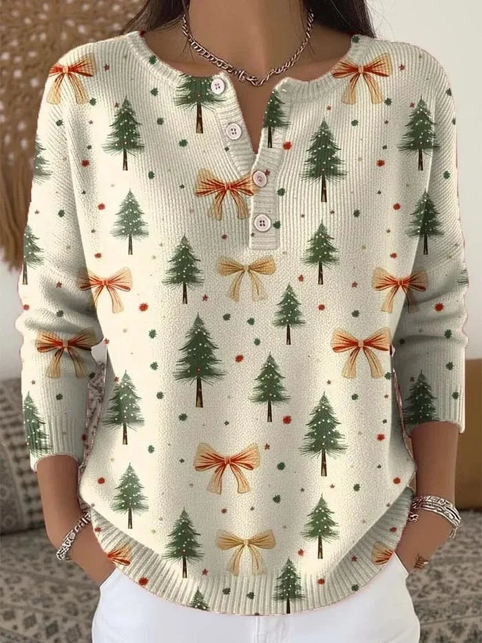 Ruby - Christmas jumper with buttons