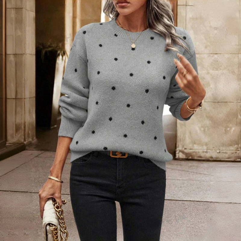 Nina | Dot Knitted Sweater